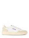Autry Low-top Sneakers With Leather And Suede Accents In Multi
