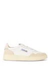 Autry Low-top Sneakers With Leather And Suede Accents In White