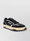 Autry Wildpace Nubuck And Rubber-trimmed Suede And Mesh Sneakers In Black