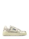 Autry Retro-inspired Sneakers With Chunky Sole And Metallic Accents In Multi