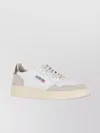 Autry Low Top Sneakers With Perforated Toe Box In Neutral