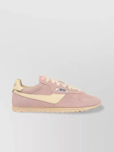 AUTRY LOW TOP SNEAKERS WITH RUBBER SOLE AND SUEDE FINISH