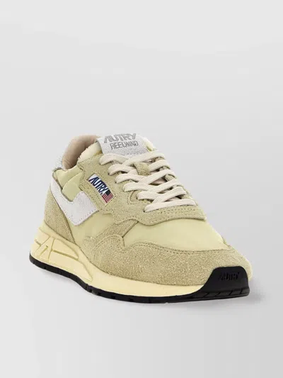 Autry Low-top Trainers With Rubber Sole And Suede Panels In Grey