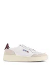 Autry Low-top Sneakers With Smooth Leather And Suede Overlays In Multi
