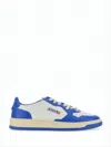 Autry Low-top Sneakers With Smooth Leather Panels In White