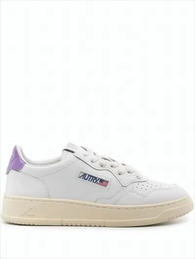 Autry Low-top Sneakers With Smooth Leather Upper And Vintage Appeal In White