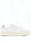 Autry Low-top Sneakers With Smooth Leather Uppers And Tonal Logo In White