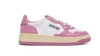 Autry Low-top Sneakers With Textured Panels And Chunky Sole In Pink