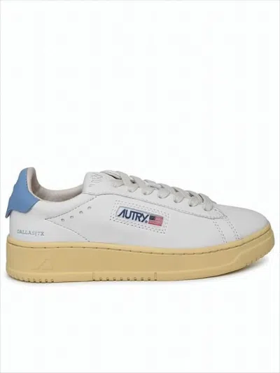 Autry Low-top Sneakers With Vintage Inspiration And Embossed Branding In White
