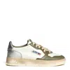 Autry Low-top Sneakers With Vintage Leather Accents In Multi