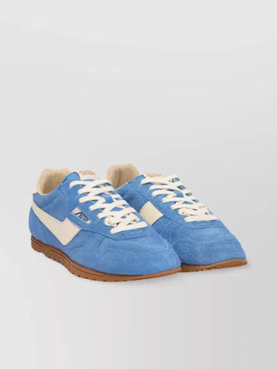 AUTRY LOW-TOP SUEDE FINISH RUBBER SOLE SNEAKERS
