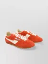 Autry Low Top Suede Sneakers With Contrast Sole