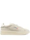 Autry Low-top Suede Sneakers With Cushioned Sole In Gray