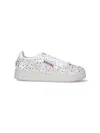 Autry Low-top Sneakers With Clean Silhouette And Rounded Toe In Silver