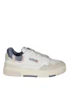 Autry Low-top White Sneakers With Vintage Accents In Multi