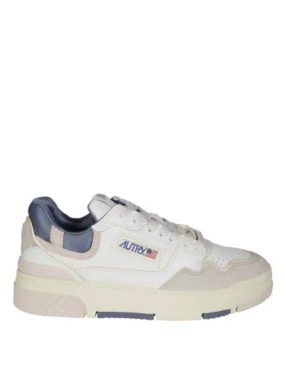 Autry Low-top White Sneakers With Vintage Accents In Multi
