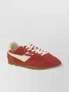 Autry Windspin Sneakers In Suede And Parrot Leather And Rutabaga