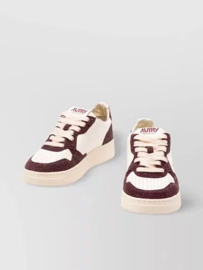 Autry Low-top Women's Glittered Sneakers In Neutral