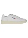 Autry Medalist Low Leat Leat In White