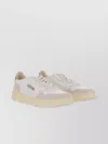 Autry Medalist Low Sneakers In Suede And Leather