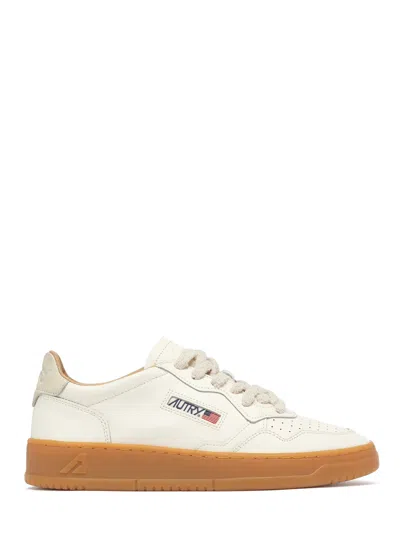 Autry Low-top Sneakers With Soft Leather Upper In White