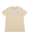 Autry Main Kids Cotton Cream T-shirt In Neutral