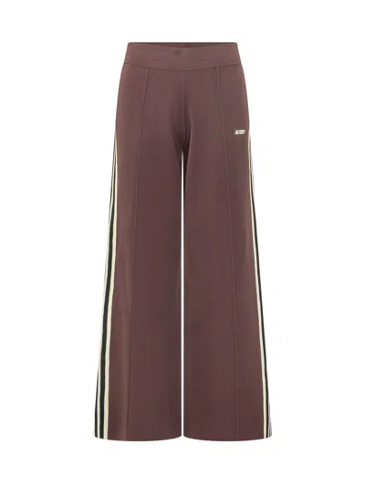 Autry Main Knit Trousers In Purple