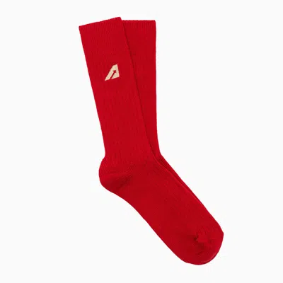 Autry Main Socks In Red