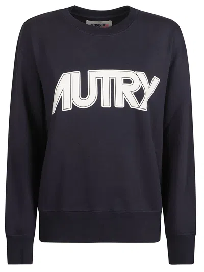 Autry Main Woman Apparel Sweatshirt In Navy