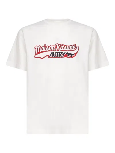Autry Logo Printed T-shirt In White