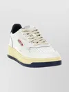 Autry X Maison Kitsune Medalist Low Top Sneakers In White