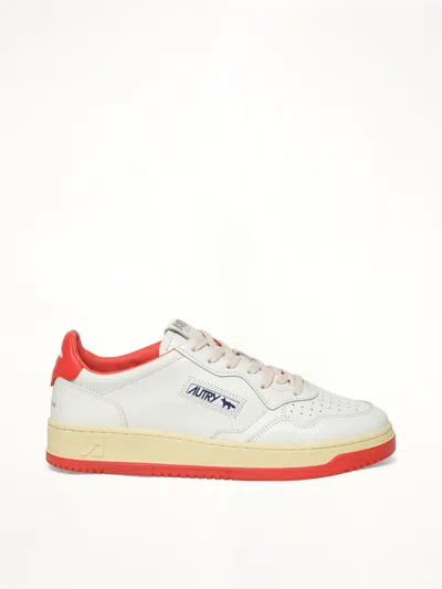 Autry Maison Kitsune Medalist Sneaker In White