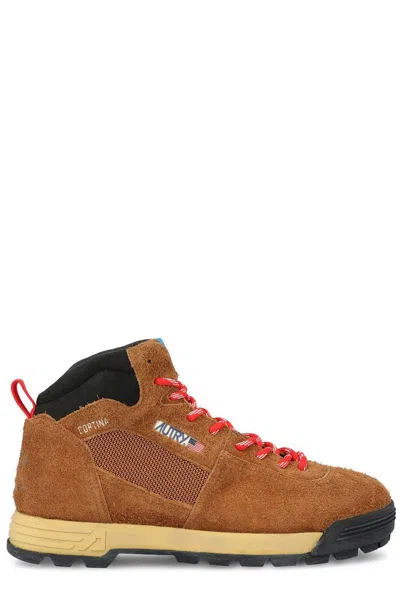 Autry Malga Cortina Boots In Brown