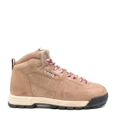 Autry Malga Mid High-top Sneakers In Brown