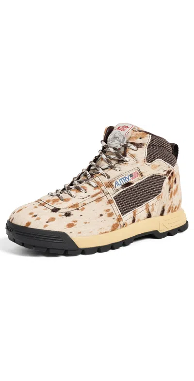 Autry Malga Mid Sneakers Cow/chocolate Martini