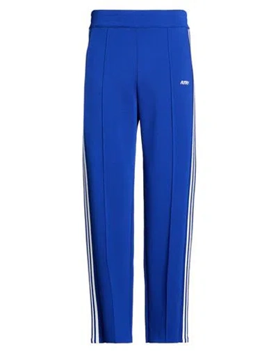 Autry Man Pants Bright Blue Size L Viscose, Polyamide