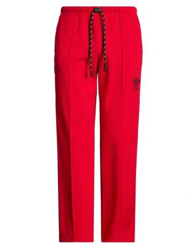 Autry Man Pants Red Size L Cotton, Polyester