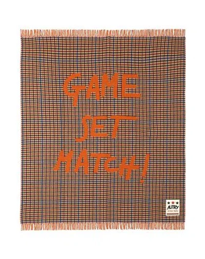 Autry Man Scarf Beige Size - Wool, Polyamide