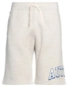 Autry Man Shorts & Bermuda Shorts Light Grey Size L Cotton, Polyester In Grey