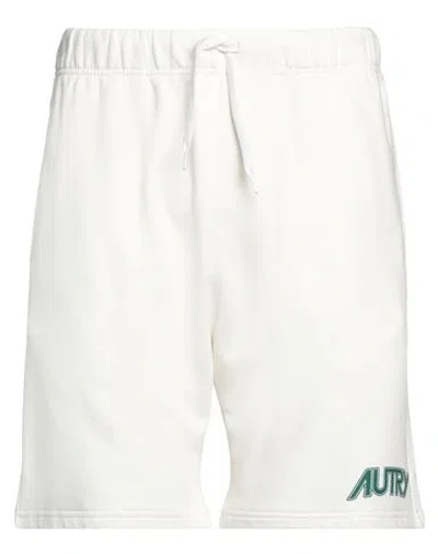 Autry Man Shorts & Bermuda Shorts White Size L Cotton, Polyester In White