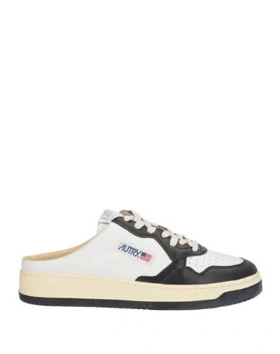 Autry Man Sneakers Black Size 9 Leather In Multi