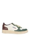 Autry Leather-panelled Sneakers In White