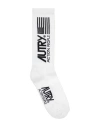 Autry Logo Cotton Blend Socks In White