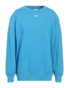 AUTRY AUTRY MAN SWEATSHIRT AZURE SIZE XL COTTON