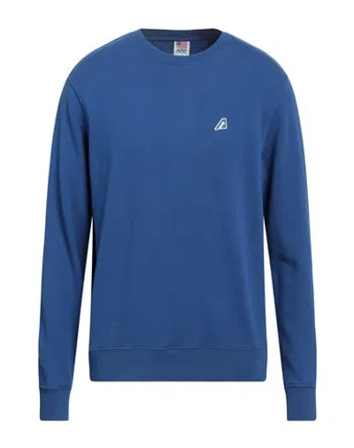 AUTRY AUTRY MAN SWEATSHIRT BLUE SIZE L COTTON