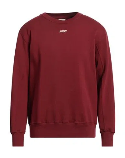 Autry Man Sweatshirt Brick Red Size Xl Cotton
