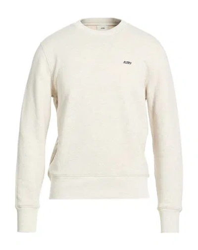 Autry Man Sweatshirt Cream Size L Cotton In Neutral
