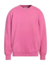 Autry Man Sweatshirt Fuchsia Size L Cotton, Elastane In Pink