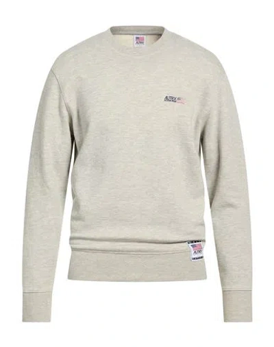 Autry Man Sweatshirt Grey Size Xl Cotton, Polyamide In Gray