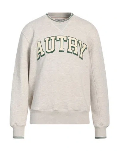 Autry Man Sweatshirt Light Grey Size Xxl Cotton, Polyester, Polyamide In Gray